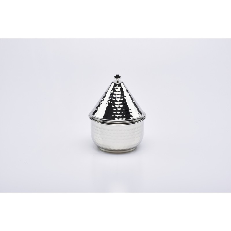 Navetta nikelata alt. cm.15,5x Ø cm. 11,5