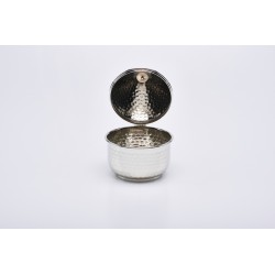 Navetta nikelata alt. cm.15,5x Ø cm. 11,5