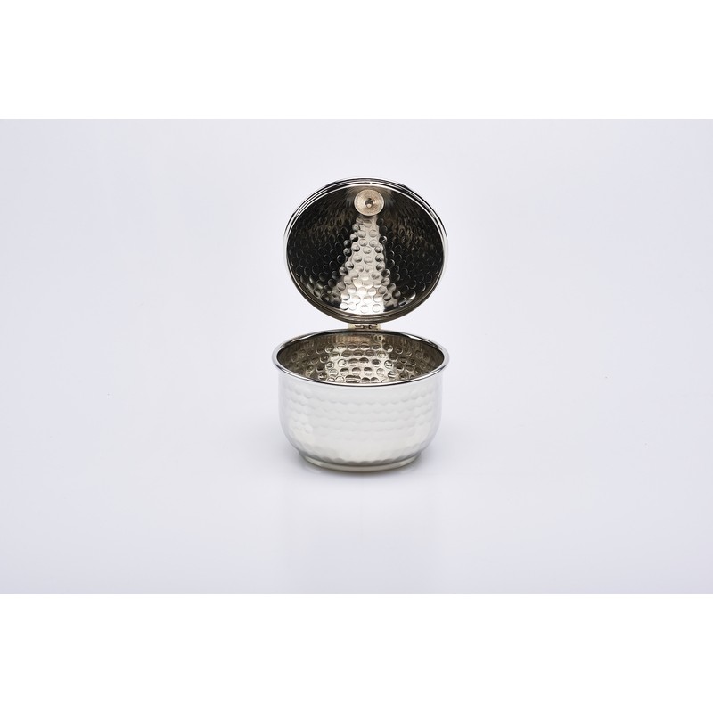 Navetta nikelata alt. cm.15,5x Ø cm. 11,5