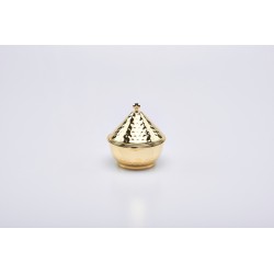 Navetta per turibolo dorato Ø cm. 11