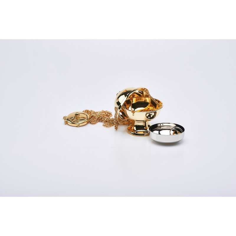 Turibolo dorato Ø cm. 8Made in Italy