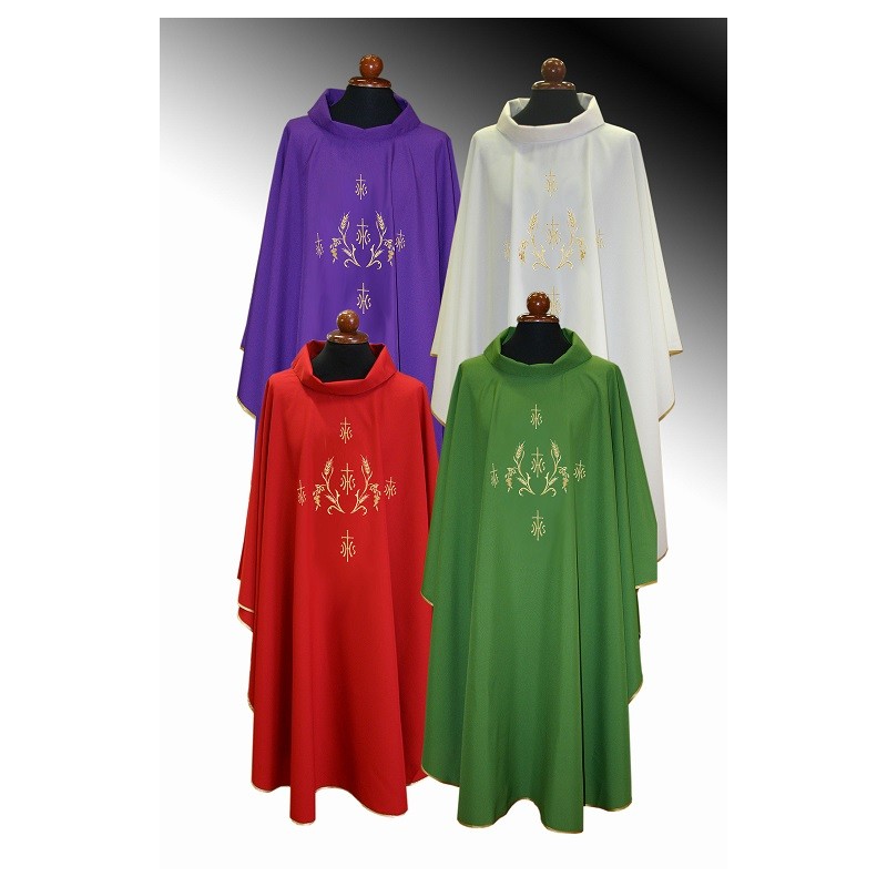 Casula ricamata JHS spighe uva