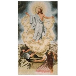 Copriambone ricamo a telaio Resurrezione