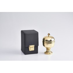 Astuccio con 1 vasetto per oli santi con interno in vetro