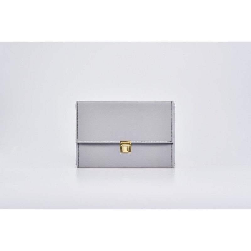 Astuccio con 3 fiaschetta per oli santi con tappo a vite su vassoio