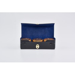 Astuccio con 3 vasetti oli santi tondi Ø cm. 5