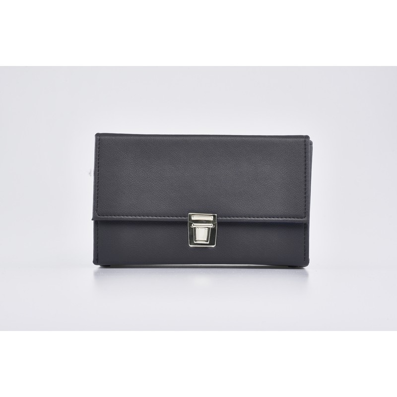 Tre vasetti vintage oli santi su vassoio in astuccio