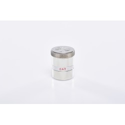 Vasetto metallo per oli santi