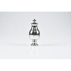 Vasetto per oli santi con interno in vetro