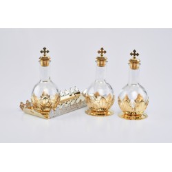 Vassoio decorato a tre posti