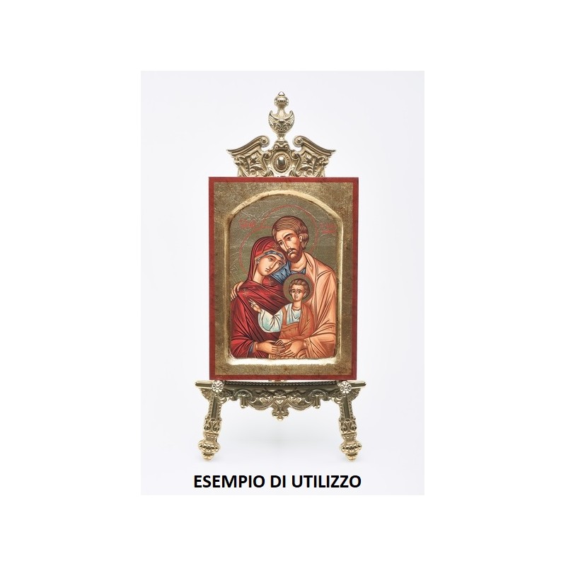 Portaquadro ottone barocco 12x25