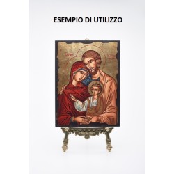 Portaquadro ottone barocco 20x42