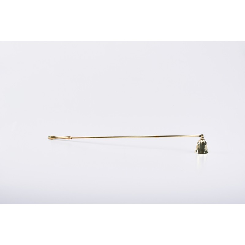 Spegnicandele ottone 46 cm.