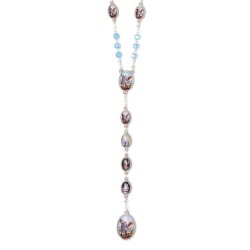 Rosario devozionale San Michele Arcangelo grano mm. 6