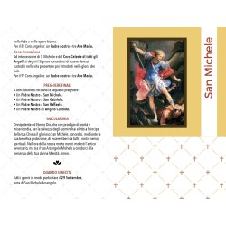 Rosario devozionale San Michele Arcangelo grano mm. 6