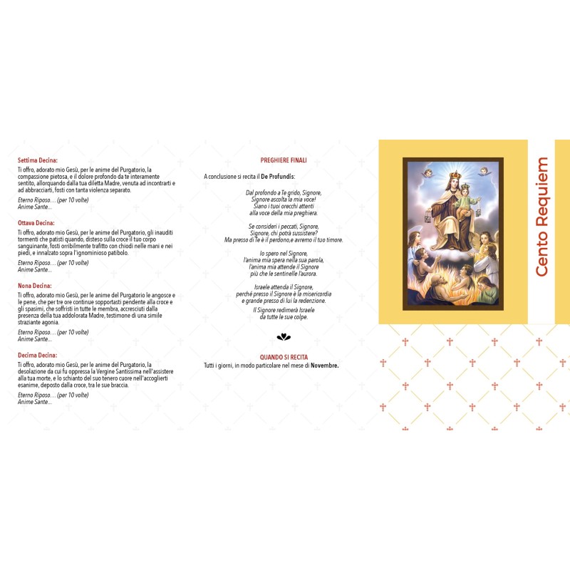 Rosario devozionale dei 100 requiem  grano mm. 4