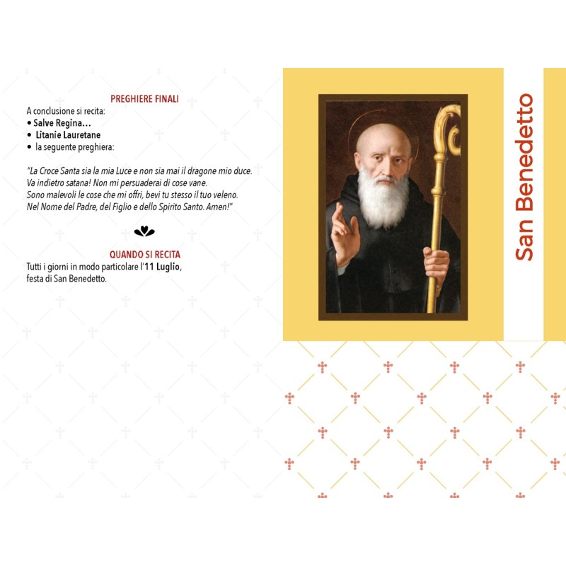 Rosario devozionale a San Benedetto grano mm. 5