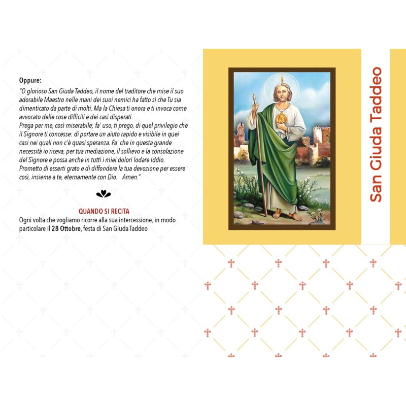 Rosario devozionale a San Giuda Taddeo grano mm. 7