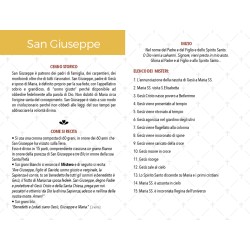 Rosario devozionale a San Giuseppe grano mm. 6