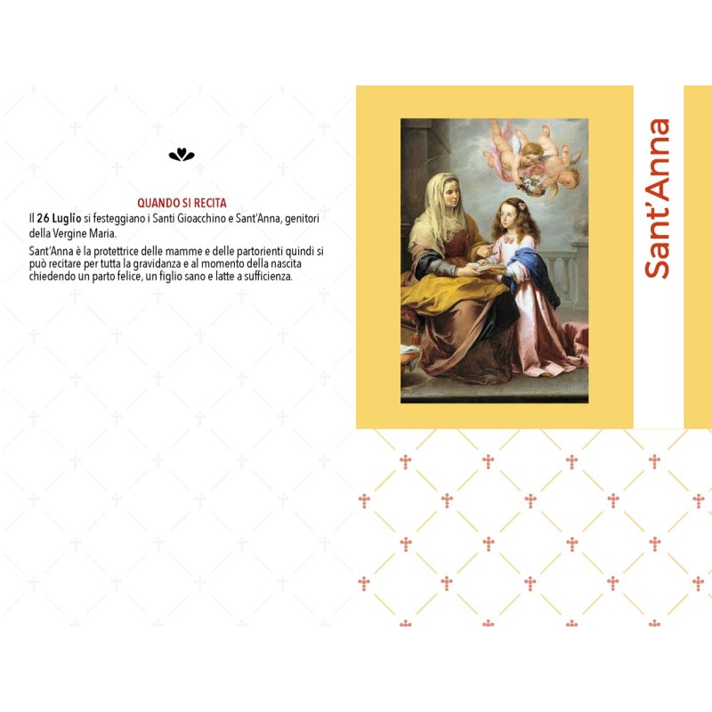 Rosario devozionale a Sant'Anna grano mm. 7