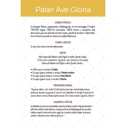 Rosario devozionale Pater Ave Gloria grano mm. 7