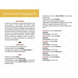 Rosario devozionale per le Anime del Purgatorio grano mm. 6