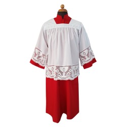 Cotta per chierichetto pizzo calice