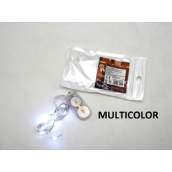 10 Led multicolor uso acqua filo modellabile a batteria