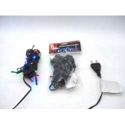 20 Led multicolor filo verde a spina