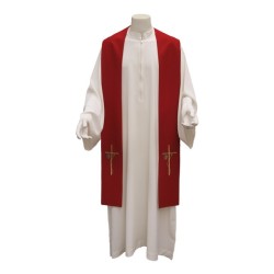 Stola ricamo croce, spiga, uva (senza interno rigido)