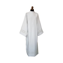 Camice con piegoni merletto croce e calice