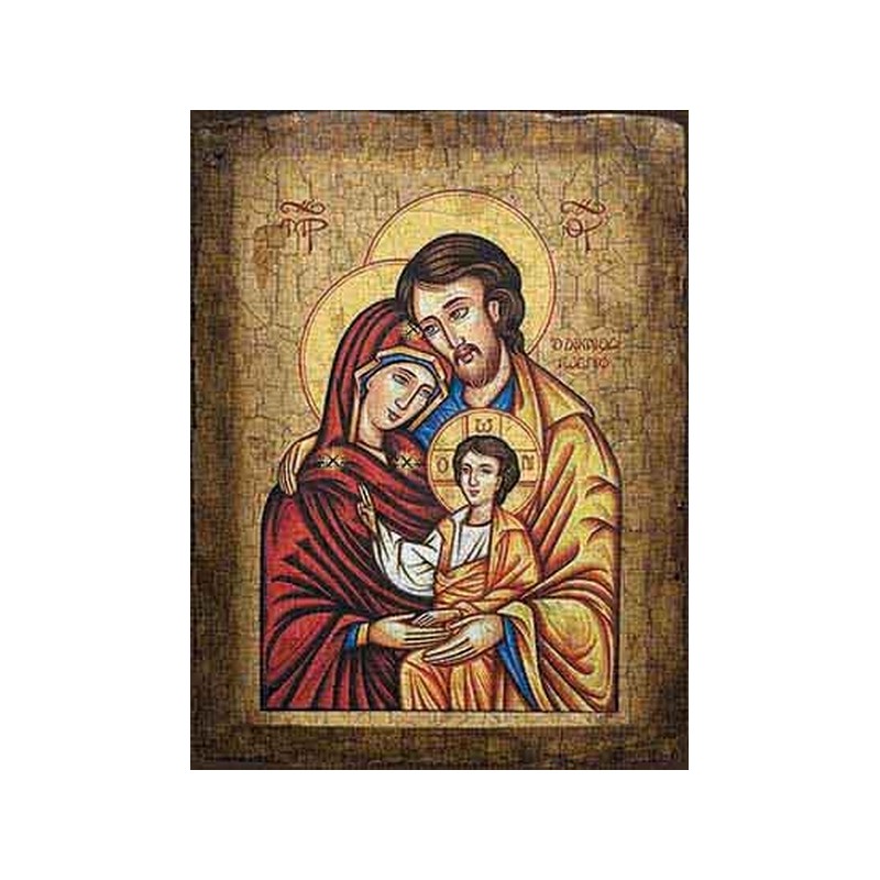 Stampa invecchiata su tavola legno cm. 36x48