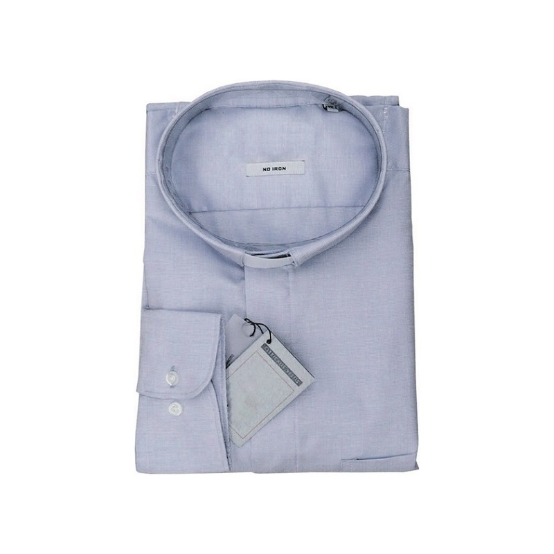 Camicia clergy cotone 100% "no stiro" - manica lunga