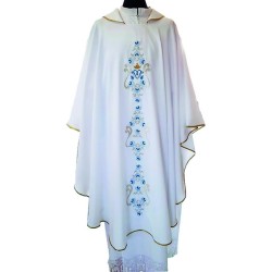 Casula Mariana in tessuto Vaticano