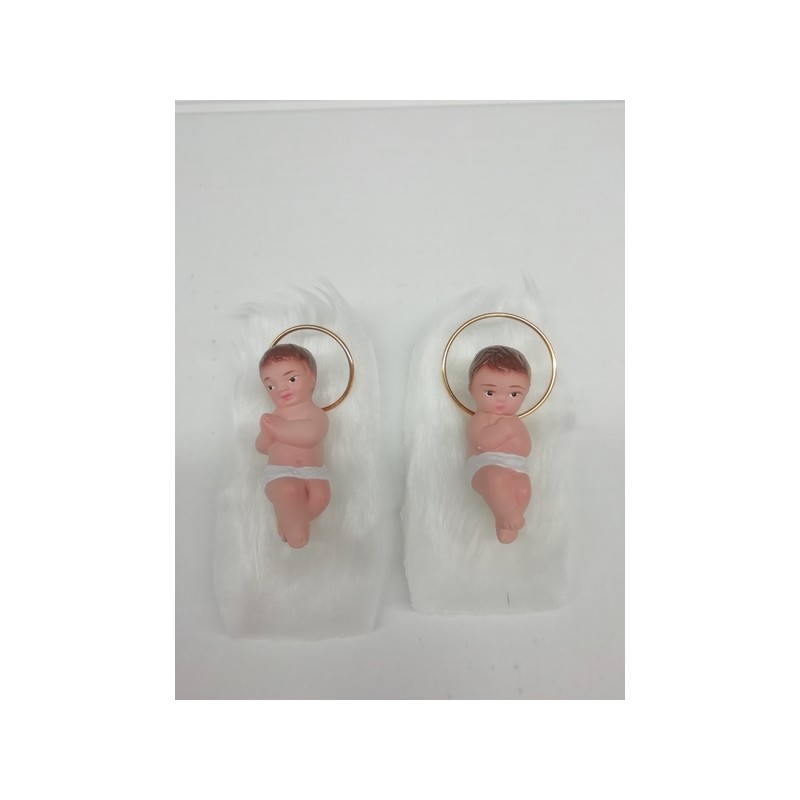 cm. 6 Bambino in gesso