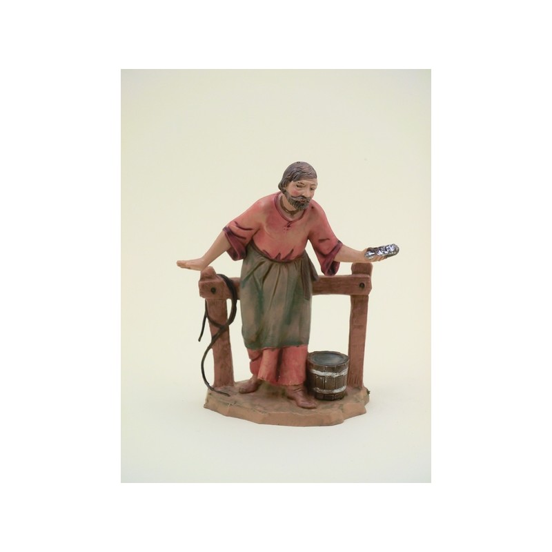 Pastore con staccionata cm 12