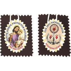Scapolare S. Giuseppe in stoffa cm. 3x2,5