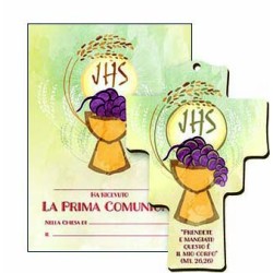 Diploma con croce in legno