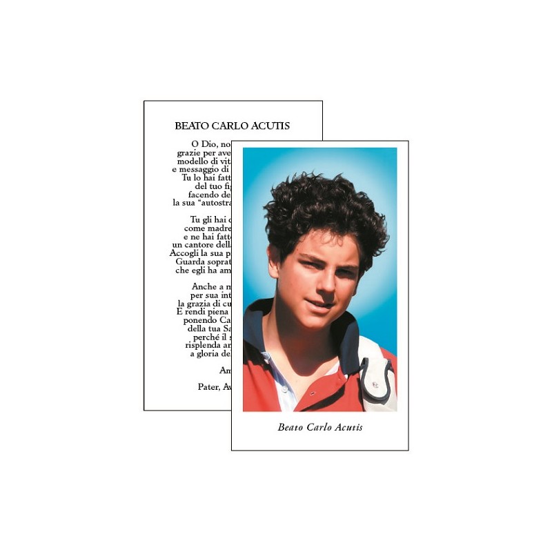 Immagini serie isonzo colori S. Carlo Acutis (100 pz)