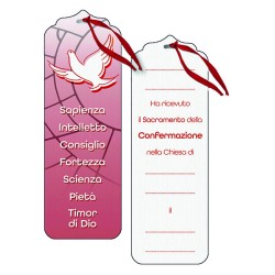 Segnalibro in legno con cordino