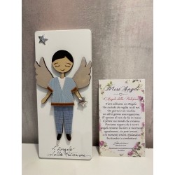 Quadretto "Angelo della protezione" con preghiera