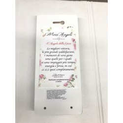 Quadretto "Angelo della Gioia" con preghiera