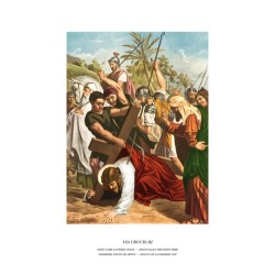 Tavole Via Crucis in cartoncino cm. 15x20