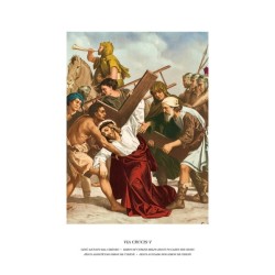 Tavole Via Crucis in cartoncino cm. 15x20
