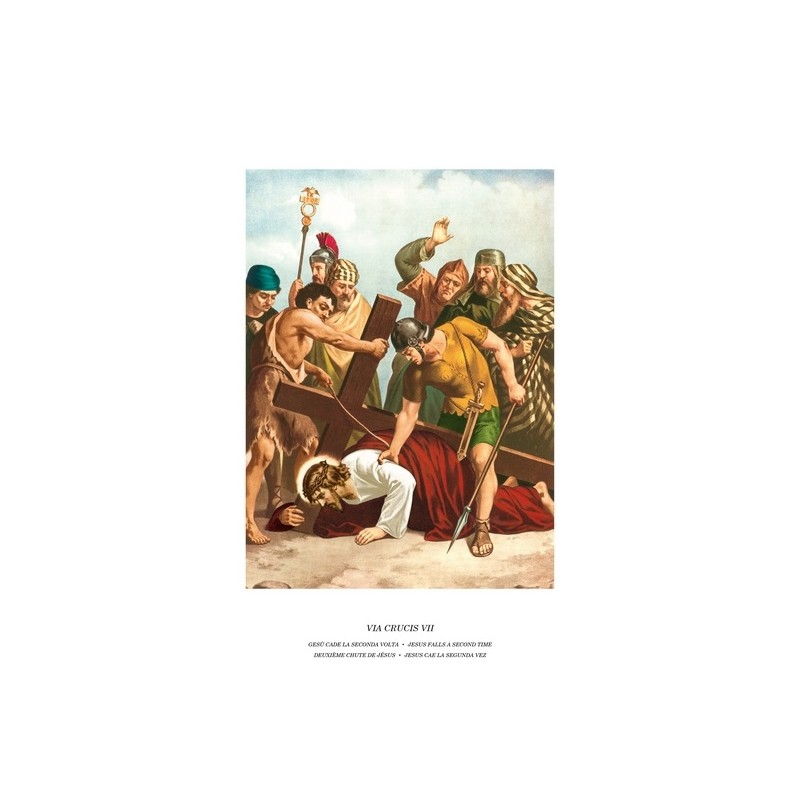 Tavole Via Crucis in cartoncino cm. 15x20