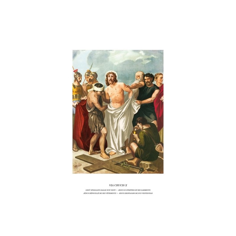 Tavole Via Crucis in cartoncino cm. 15x20