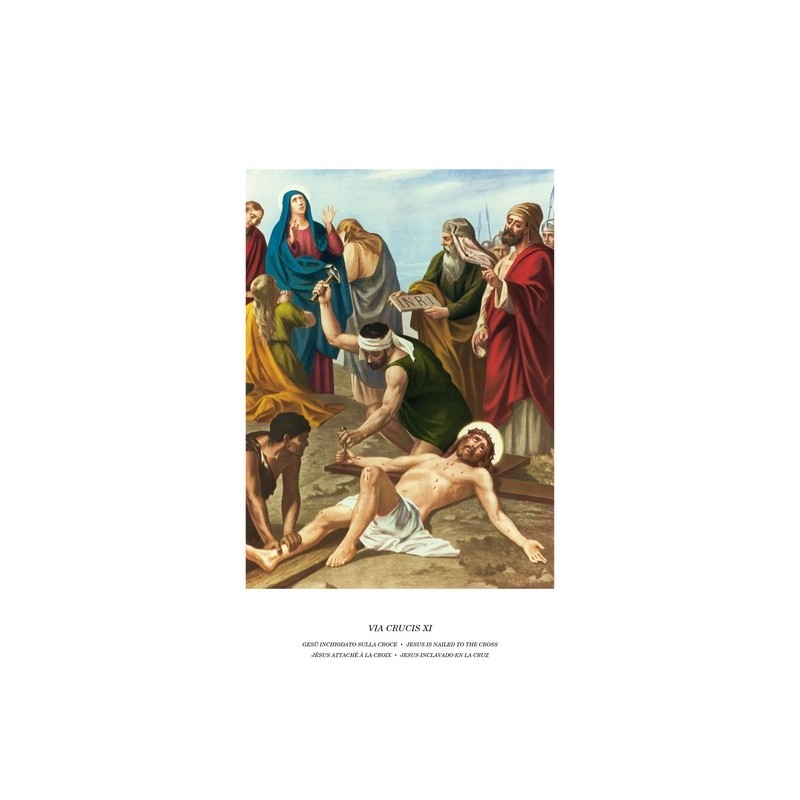 Tavole Via Crucis in cartoncino cm. 15x20