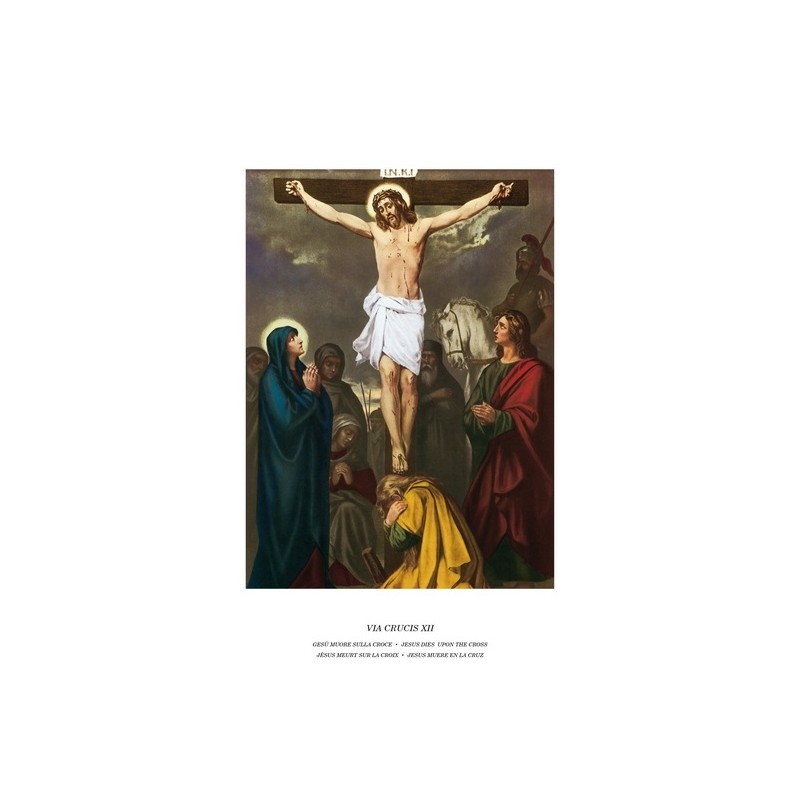 Tavole Via Crucis in cartoncino cm. 15x20