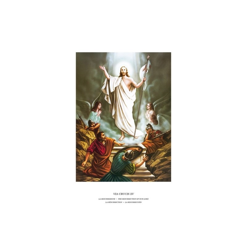 Tavole Via Crucis in cartoncino cm. 15x20