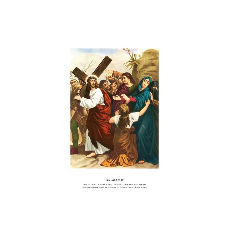 Tavole Via Crucis in cartoncino cm. 22x30